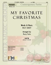 My Favorite Christmas SATB choral sheet music cover